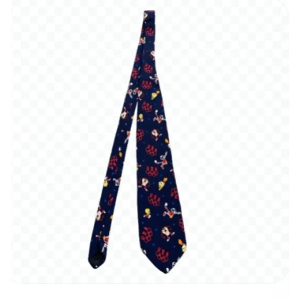 Vintage‎ 1996 Atlanta Olympics Looney Tunes Silk Tie